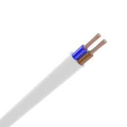 Przewód OMYp 2x1,0mm (biały)