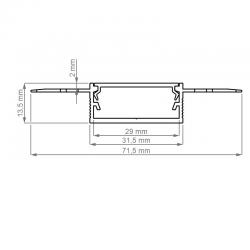 Profil aluminiowy DEOLINE...