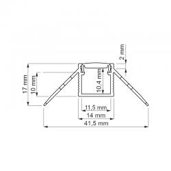 Profil aluminiowy DEOLINE...